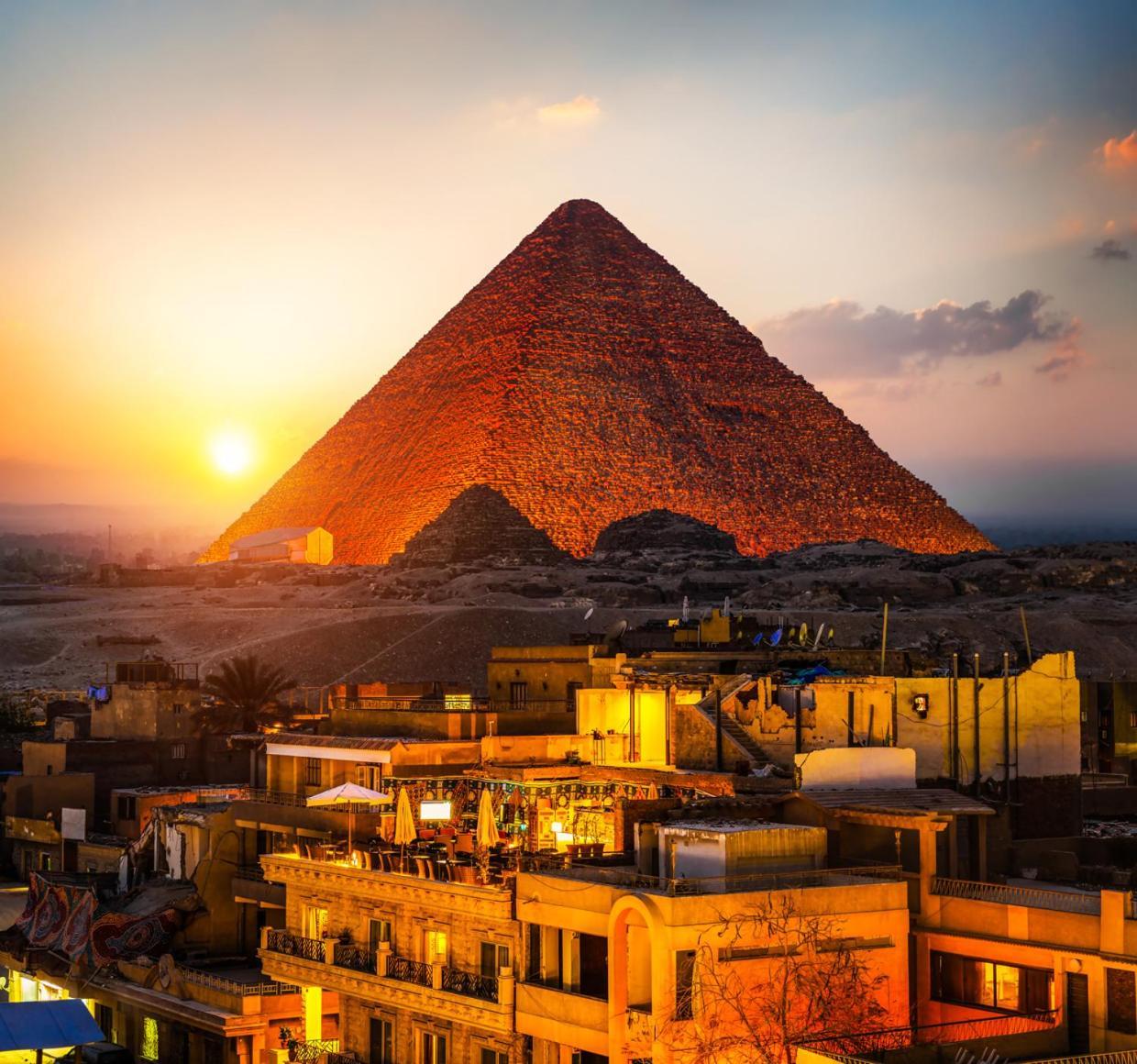 Alaa Eldein Pyramids Lights Hotel Kafrat al Jabal Ngoại thất bức ảnh